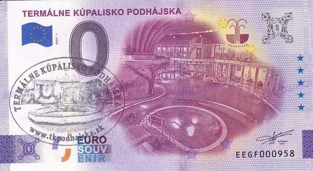 Termálne kúpalisko PODHÁJSKA EEGF 2024-1 čísla do 1000+peč.čierna