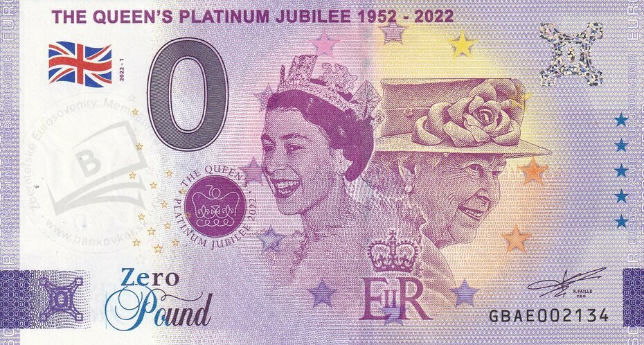 The Queens Platinum Jubilee 1952-2022 GBAE 2022-1