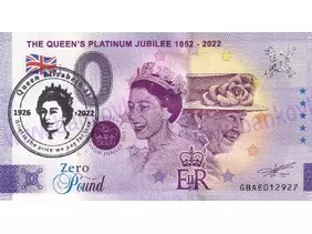 The Queens Platinum Jubilee 1952-2022 (GBAE 2022-1) pečiatka