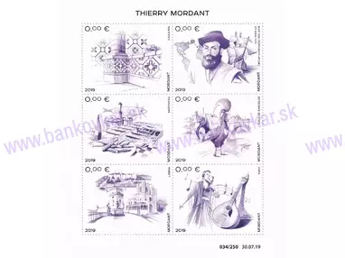 THIERRY MORDANT - ARCH 6 známok