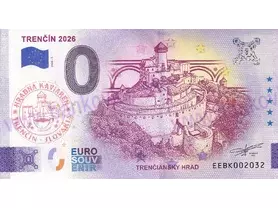 TRENČÍN 2026 (EEBK 2026-3) TN hrad - pečiatka červená