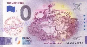 TRENČÍN 2026 (EEBK 2026-3) TN hrad - pečiatka červená