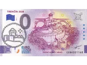 TRENČÍN 2026 (EEBK 2026-3) TN hrad - pečiatka čierna