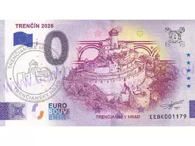 TRENČÍN 2026 (EEBK 2026-3) TN hrad - pečiatka TN Múzeum