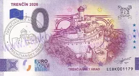 TRENČÍN 2026 (EEBK 2026-3) TN hrad - pečiatka TN Múzeum