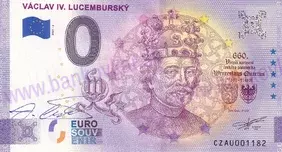 VÁCLAV IV. LUCEMBURSKÝ (CZAU 2021-2) podpis J.Česla