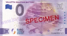 Valletta saluting battery (FEAQ 2022-1) SPECIMEN