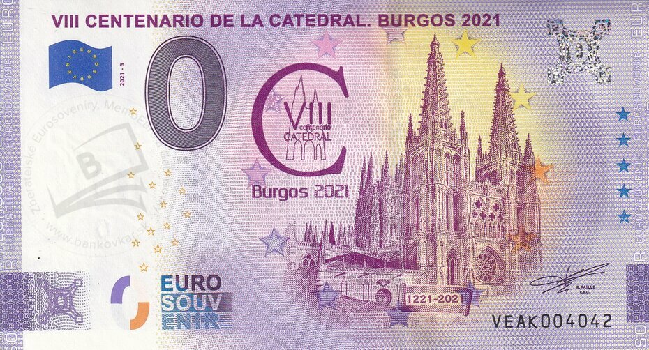 VIII Centenario de la Catedral.Burgos 2021 VEAK 2021-3
