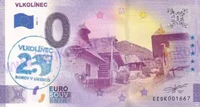 Vlkolínec (EEDK 2021-1) pečiatka modrá