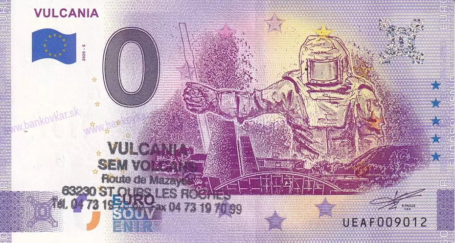 VulcaniaUEAF 2020-5 pečiatka VulcaniaUEAF 2020-5 pečiatka