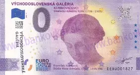 Východoslovenská galéria - Klimkovičovci (EEDU 2021-1) pečiatka čierna