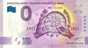 Začiatok razby československých mincí (EECW 2021-2)