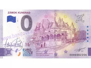 Zámok KUNERAD (EEHE 2025-1) podpis A.Ferda