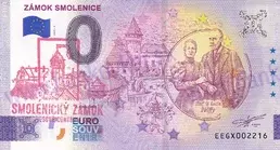 Zámok SMOLENICE (EEGX 2025-1) pečiatka červená
