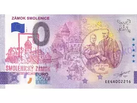 Zámok SMOLENICE (EEGX 2025-1) pečiatka červená