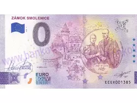 Zámok SMOLENICE (EEGX 2025-1) podpis A.Ferda