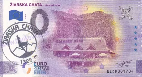 Žiarska chata Západné Tatry EEDD 2020-1 pečiatka