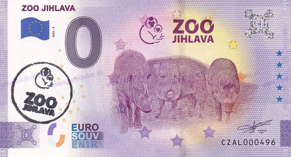 ZOO Jihlava CZAL 2021-2 pečiatka opice